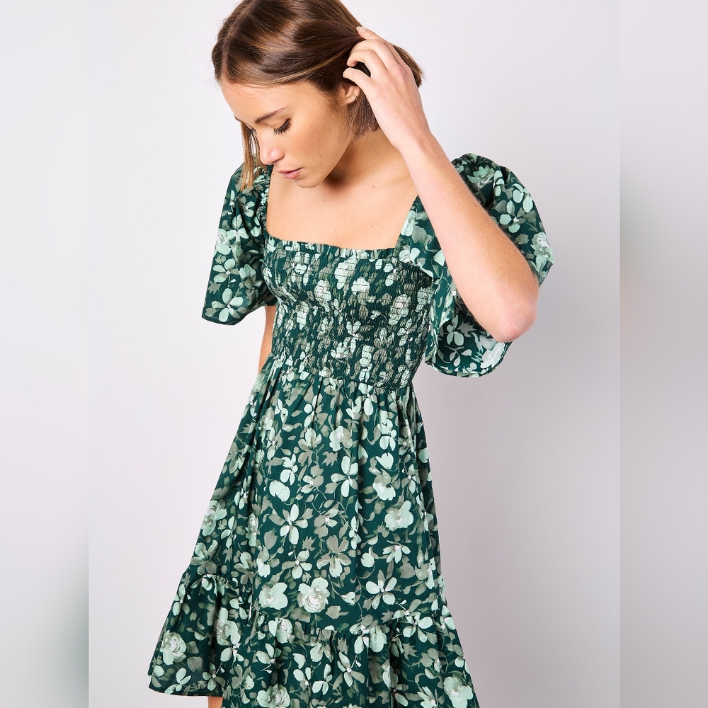 Poplin mini dress